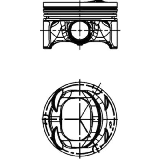 Zuiger KOLBENSCHMIDT 40846620