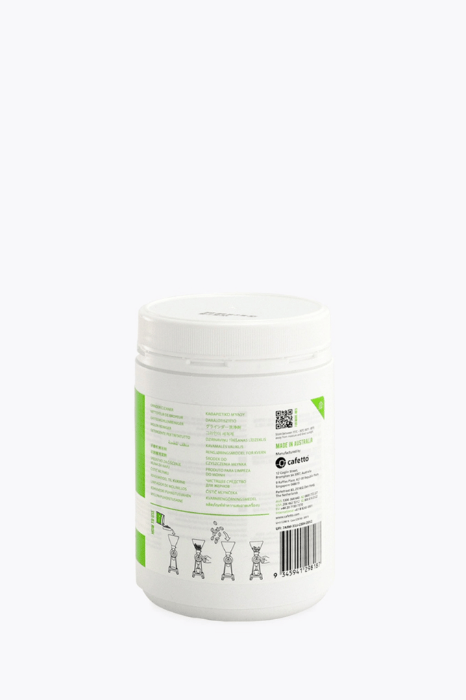 Cafetto Grinder Clean | Koffiemolenreiniger 450 g | Effectieve granulaat reiniging voor koffiemolens | Duurzaam & milieuvriendelijk onderhoud