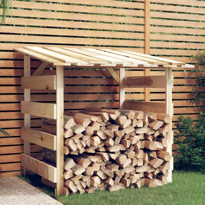 vidaXL - Pergola - met - dak - 100x90x100 - cm - geïmpregneerd - grenenhout