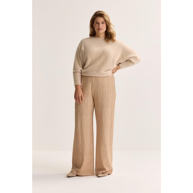 Wijde Broek In Jersey Jacquard