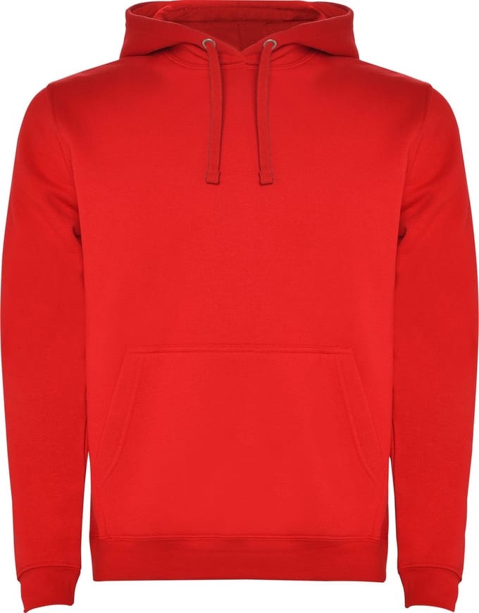 Roly Men´s Urban Hooded Sweatshirt RY1067 - Red 60 - M