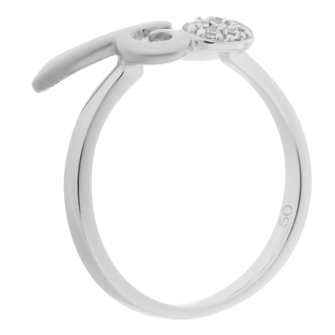 Orphelia Dames 925 Sterling Zilveren Ring - Zilver ZR-7088