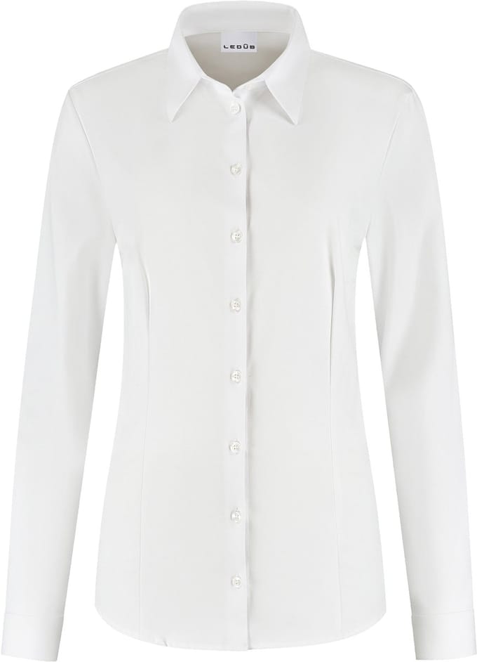 Ledub dames blouse Rosalie - popeline - wit