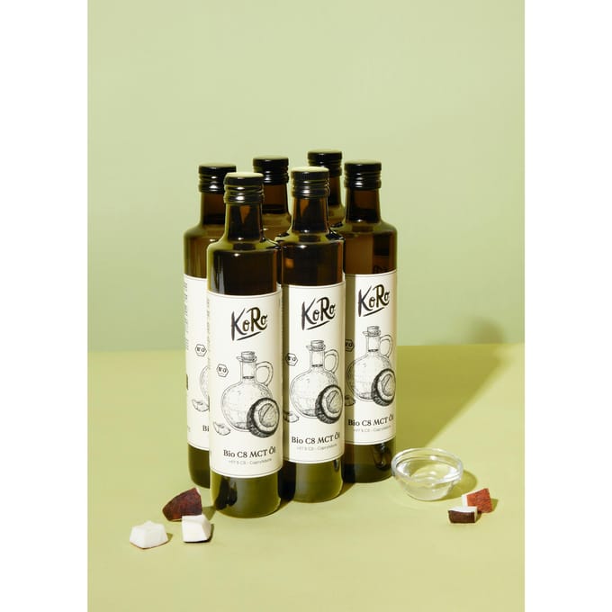 Bio C8 MCT olie 6 x 500 ml