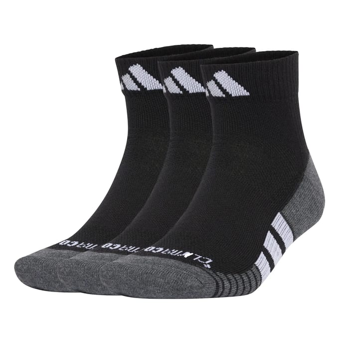 Adidas Performance Climacool Cushioned Korte Sokken 3 Eenheden Zwart EU 46-48