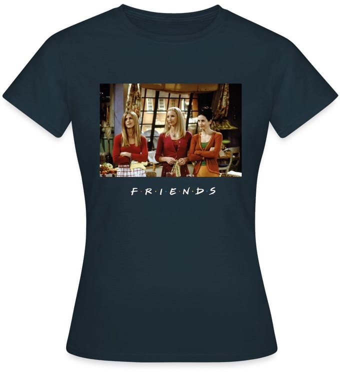 Friends Monica Rachel Phoebe Keuken T-Shirt Dames