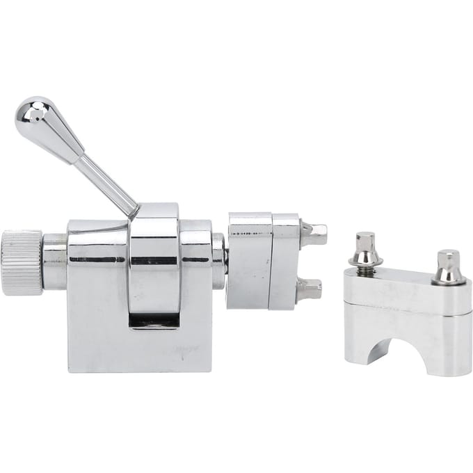 ThrowOff Snare Drum Strainer Zilver Duurzaam Metaal met Montageschroeven Accessoires gray