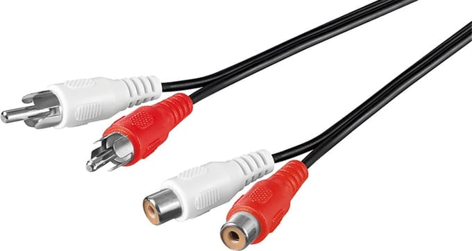 Pro RCA Stereo Extension Cable - 1.5m