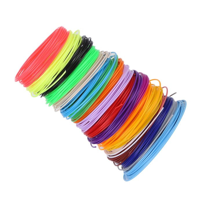 20 kleuren 1,75 mm PCL filament navullingen voor 3D printer printpen lage temperatuur green