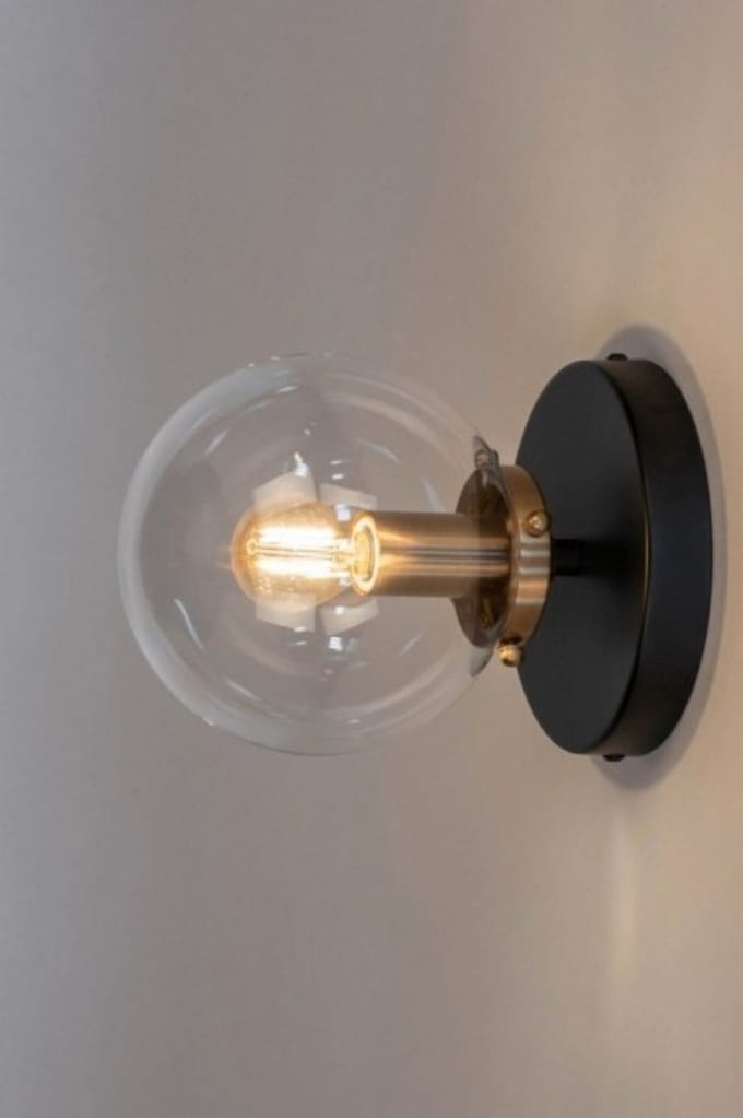 Lumidora Plafondlamp 73412 - Plafonniere - OMAR - E14 - Zwart - Goud - Messing (kleur) - Metaal - ⌀ 15.5 cm