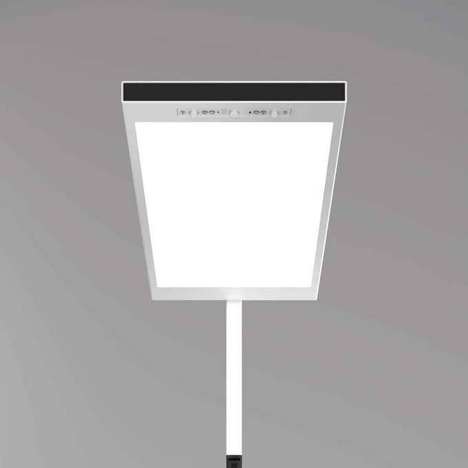 Waldmann LED vloerlamp Lavigo.single LTX, wit, CCT, smart, sensor