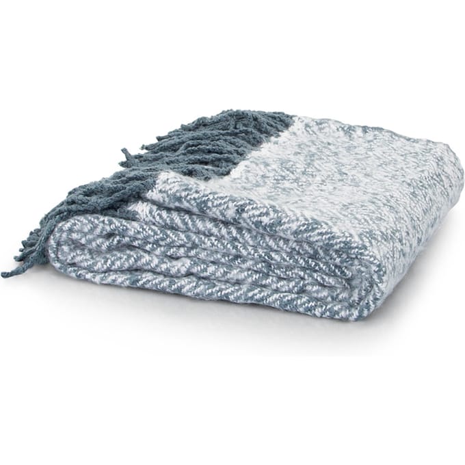 Lula Plaid 130 cm x 170 cm Nels Blauw