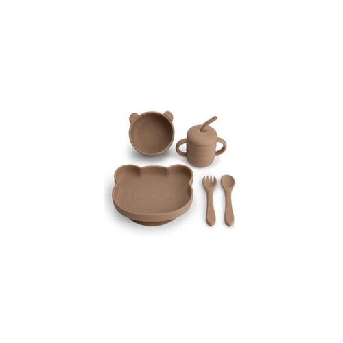 Prénatal siliconen eetset Brown unisex