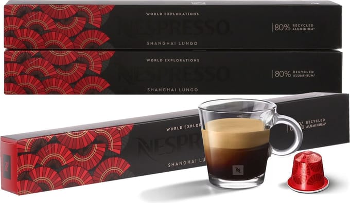 Shanghai Lungo Smaak Koffiecapsules NESPRESSO