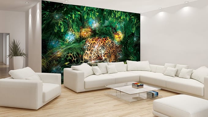 Poster | Bruin , Groen | 104 x 70,5 cm