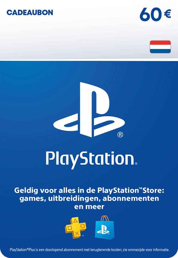 PlayStation Kaart 60 euro | PlayStation tegoed | PSN Card