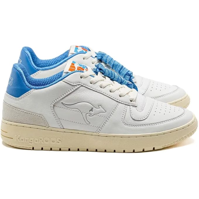 KangaROOS Unisex Game Lo Ii White/french Blue Maat: 41 | Sneakers Outlet | Unisex | Blauw