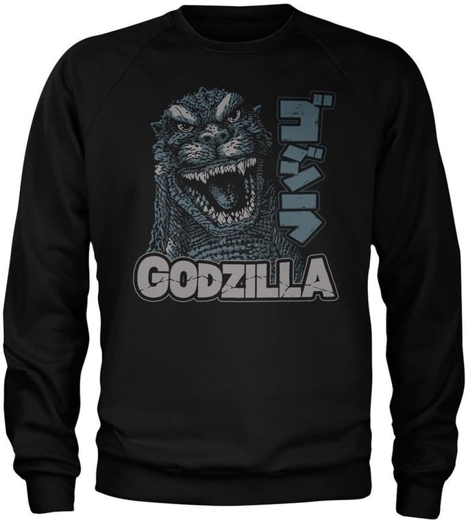 Godzilla Roar-sweatshirt zwart