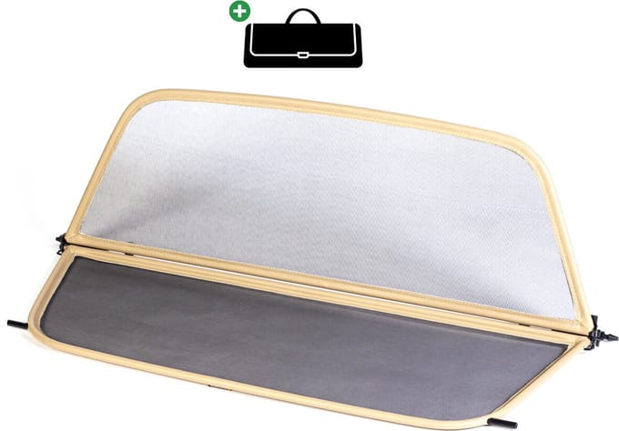 Windscherm BMW 1-Serie E88 | 2008-2014 | incl. luxe opbergtas | Beige
