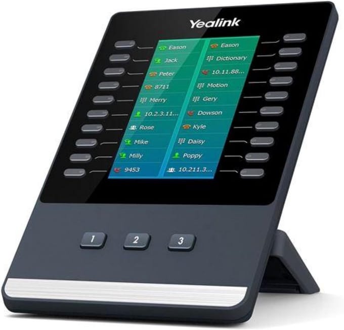 Uitbreidingsmodule voor VoIP Telefoons - Zwart