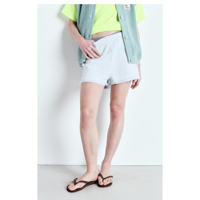 American Vintage Atubay Shorts Lichtblauw Atu09ae25