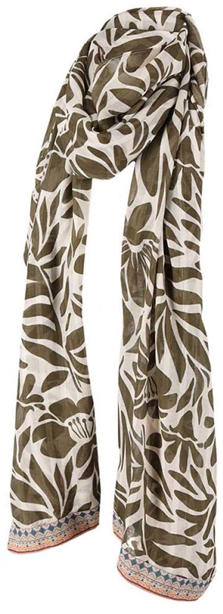 Dames Sjaal Zomer Sjaal Multi Khaki
