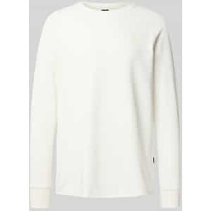 regular fit longsleeve in brei-look model 'Jirgi'