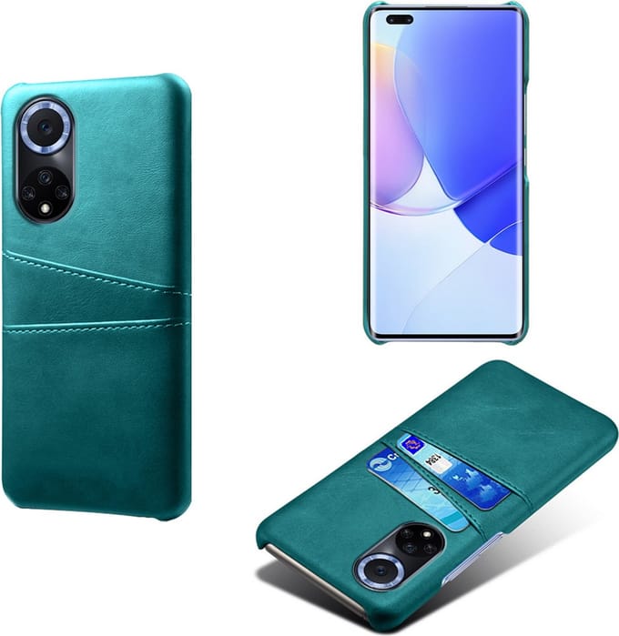 Backcover met Opbergvakjes + PMMA Screenprotector voor Honor 50 _ Groen