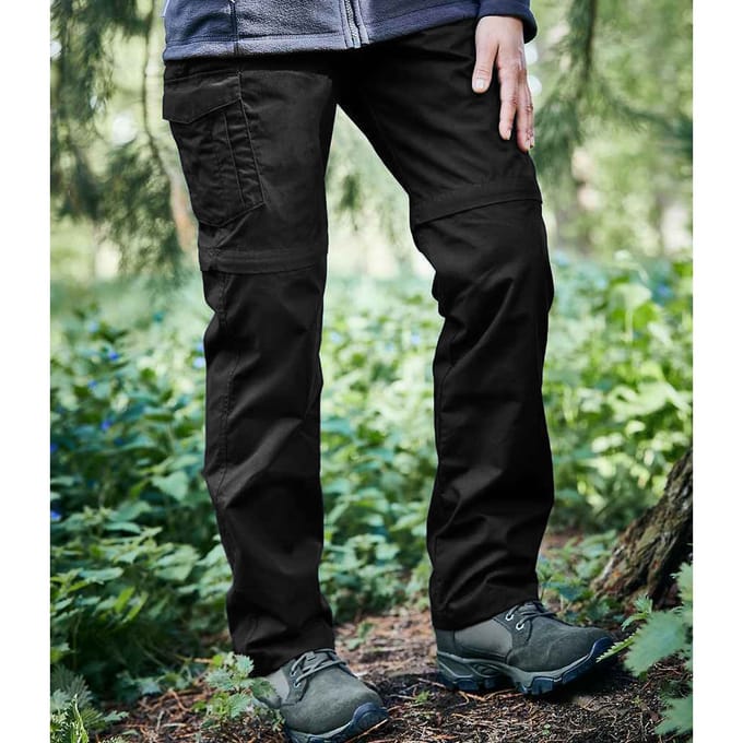 Craghoppers Dames/Dames Expert Kiwi Convertible Cargo Broek (Zwart)
