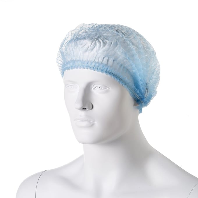 Haarnet wokkel blauw