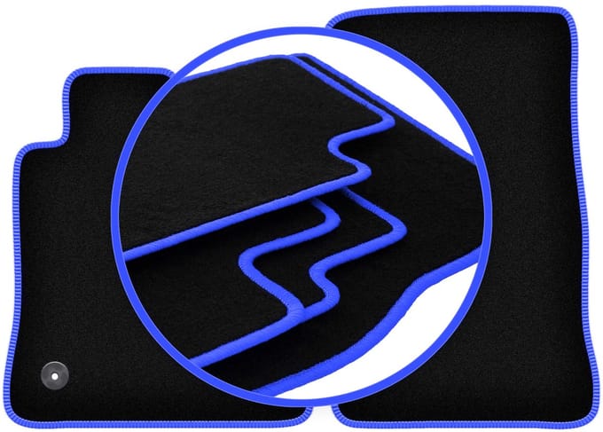 CARLUX-BLUE automatten voor: Chevrolet Camaro VI coupé (2015-2020)