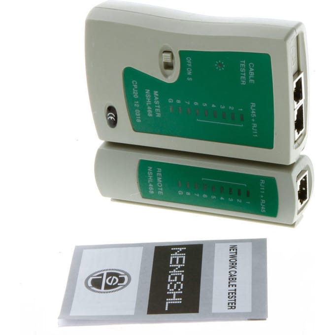 Internet Ethernet Crimper UTP Lan Tool Testen Netwerk Kabel Tester RJ45 RJ11 1.05m groen