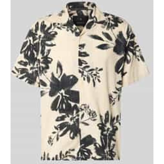 relaxed fit vrijetijdsoverhemd met reverskraag model 'BLAVENICE'