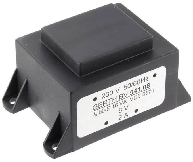 Gerth PTA542401 Printtransformator 1 x 230 V 1 x 24 V/AC 16 VA 666 mA