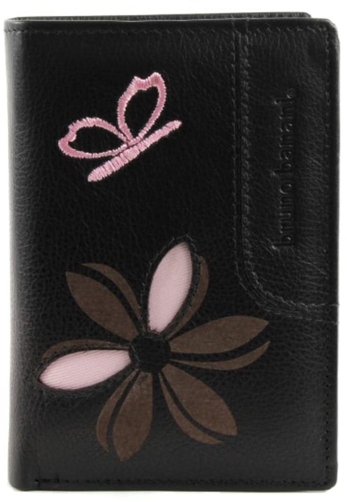 bruno banani Portemonnee Butterfly Wallet Black Zwart