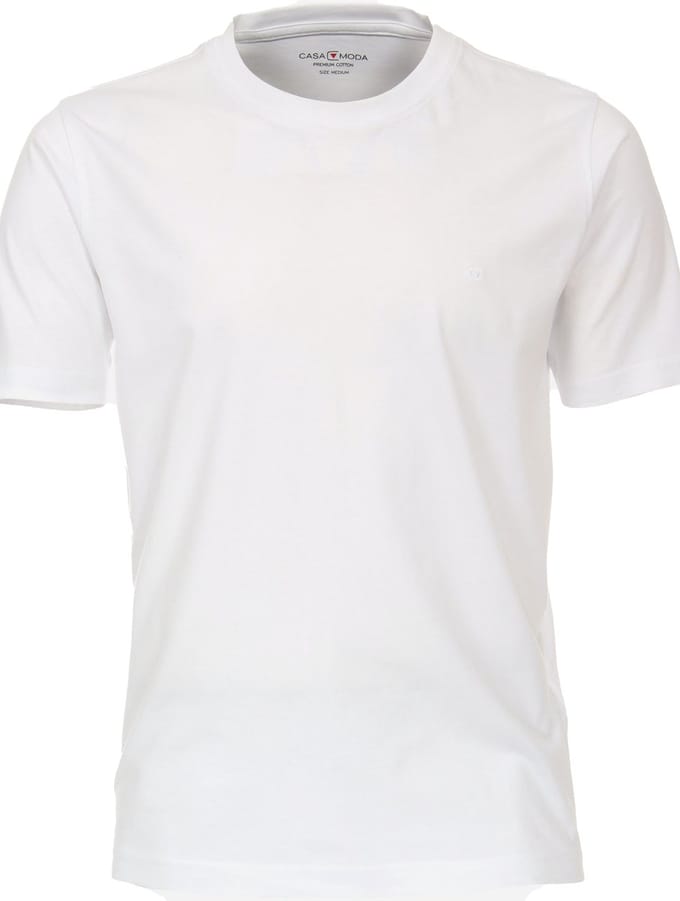 CASA MODA comfort fit heren T-shirt - wit