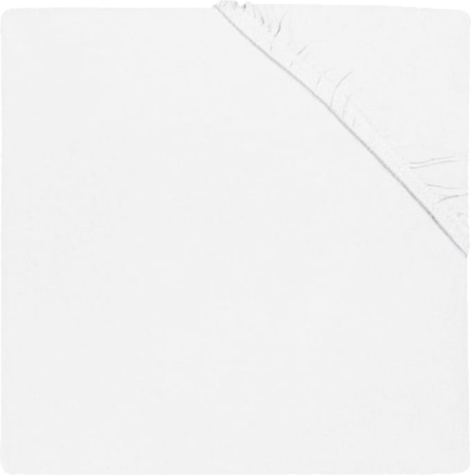 Puck Molton Hoeslaken - White - 70 x 140 / 150 cm