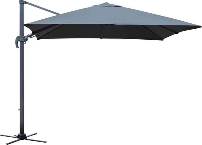 SenS-Line - Borneo Parasol 3 X 3m Grijs - Grijs
