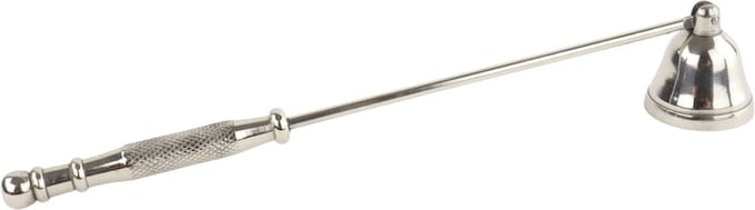 MISOU Kaarsendover - 21cm - Zilver - Waxinelichtjesdover - Kaarsdover - Candle Snuffer