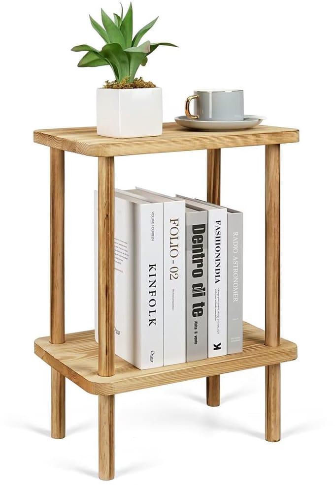 Unyqoos ® Compacte en Functionele Bijzettafel met Opbergruimte voor Diverse Ruimtes