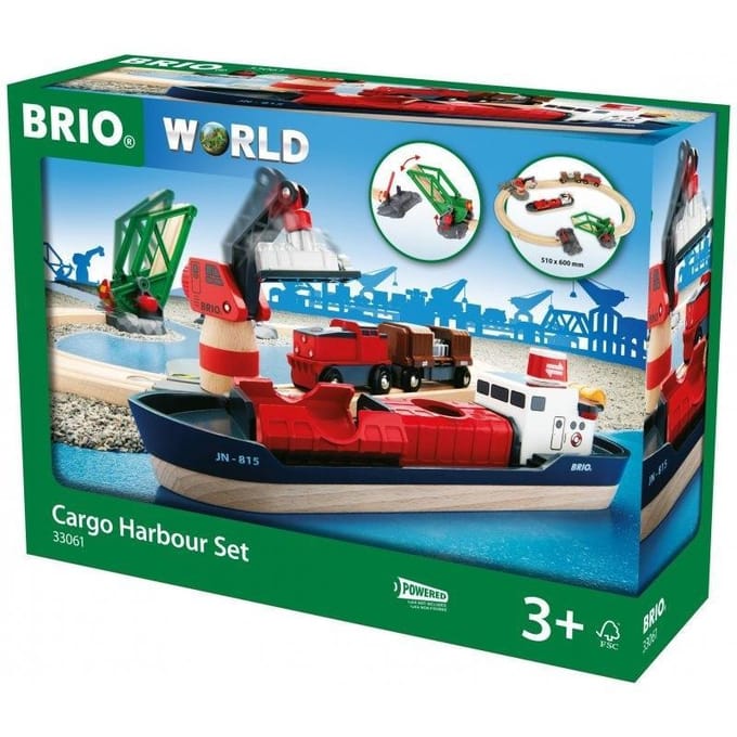 BRIO Treinset vracht bij de haven - 33061