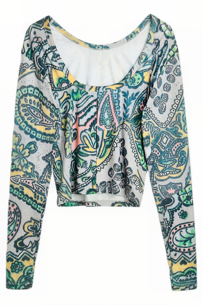 Soulland Robyn Top Multi Aop Größe: XXS/XS | Longsleeves Outlet | Unisex