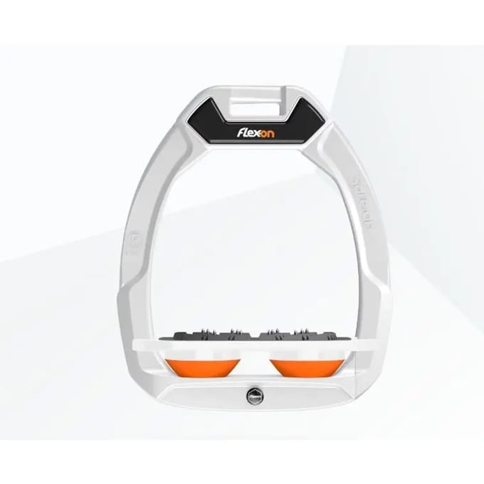 Veiligheidssporen Plat Ultra Grip Wit/Wit/Oranje Flex-On Safe-On