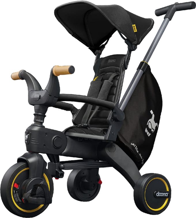 Doona Liki Trike s5 Luxe Opvouwbare Driewieler Nitro Black