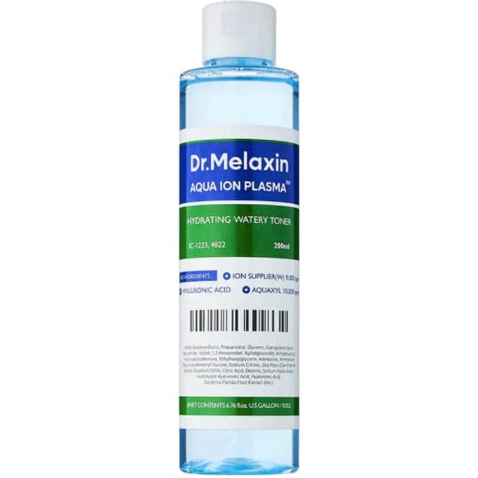 Dr.Melaxin, Aqua Ion Plasma, Hydrating Watery Toner, 200Ml(6.76Fl Oz) blue