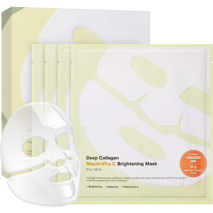 SUNGBOON EDITOR Feuille de masque éclaircissant au collagène profond Niacin-Vita C white