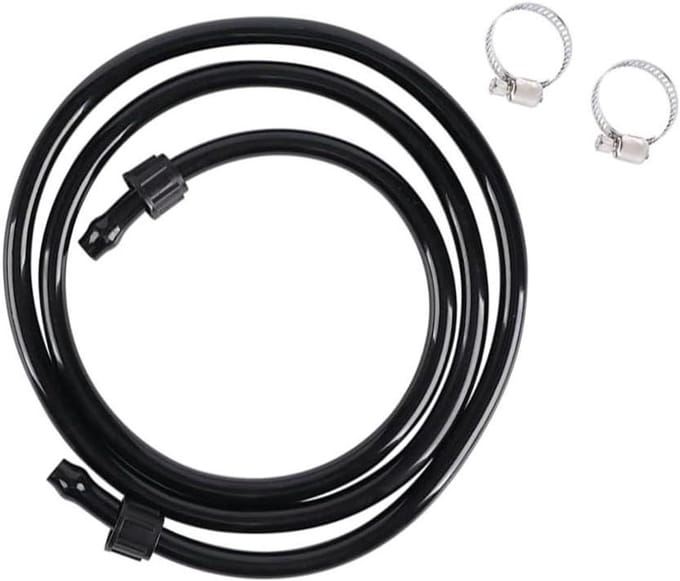 PVC Reserveslang - Tuinslang Sproeislang - Tuin Bewateren - Hoge Druk PVC - 12 meter - Zwart