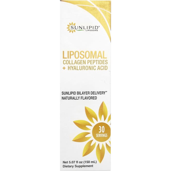 Liposomale Collageenpeptiden + Hyaluronzuur, 150 ml (5.07 fl oz)