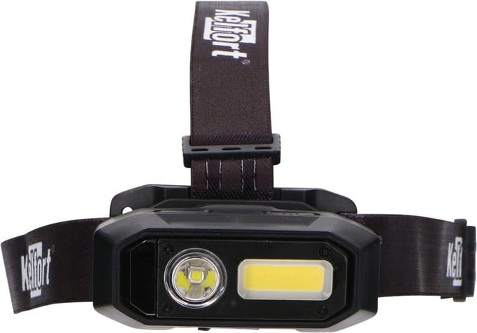 Kelfort hoofdlamp met sensor 3 band accu