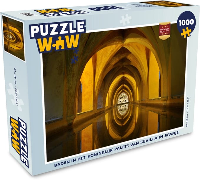 Puzzel Sevilla - Architectuur - Paleis - Legpuzzel - Puzzel 1000 stukjes volwassenen